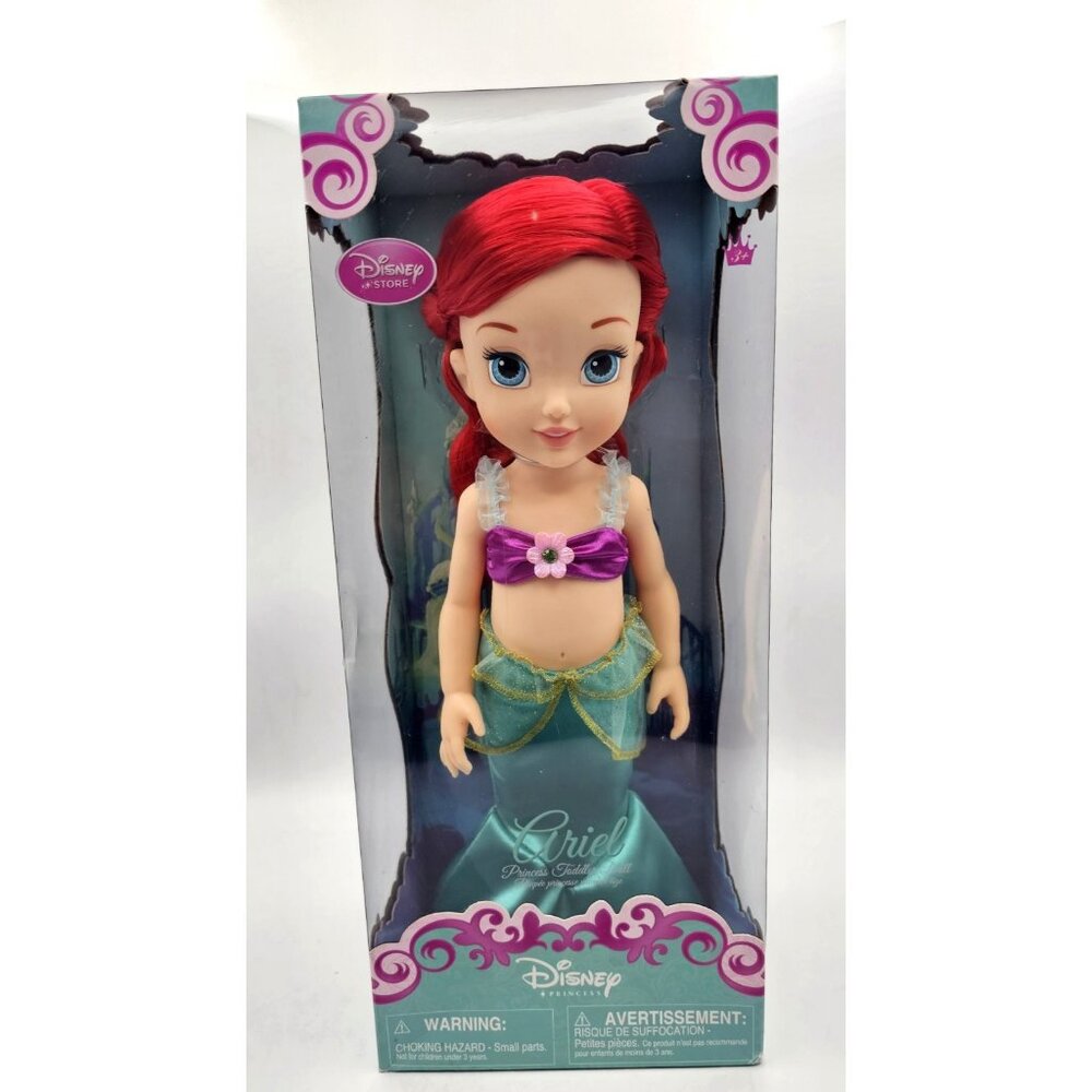 Adorable Disney Store Toddler Princess Ariel Doll  NEW In Box